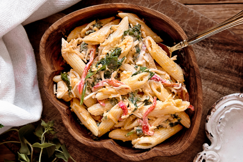 pasta with caramalised tomato