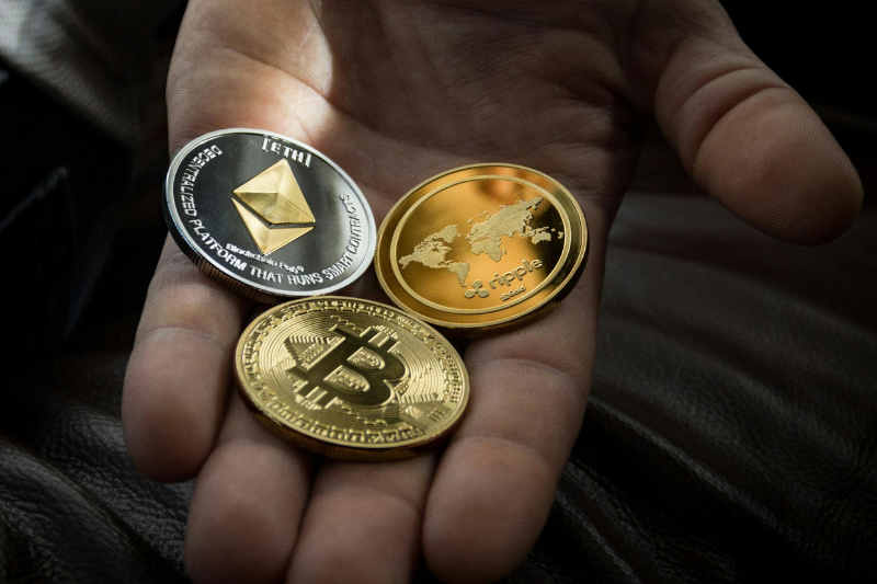 bitcoin, ethereum, and other cryptocurrency on hand