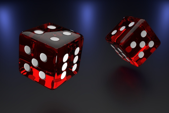 Two dice for online casino games